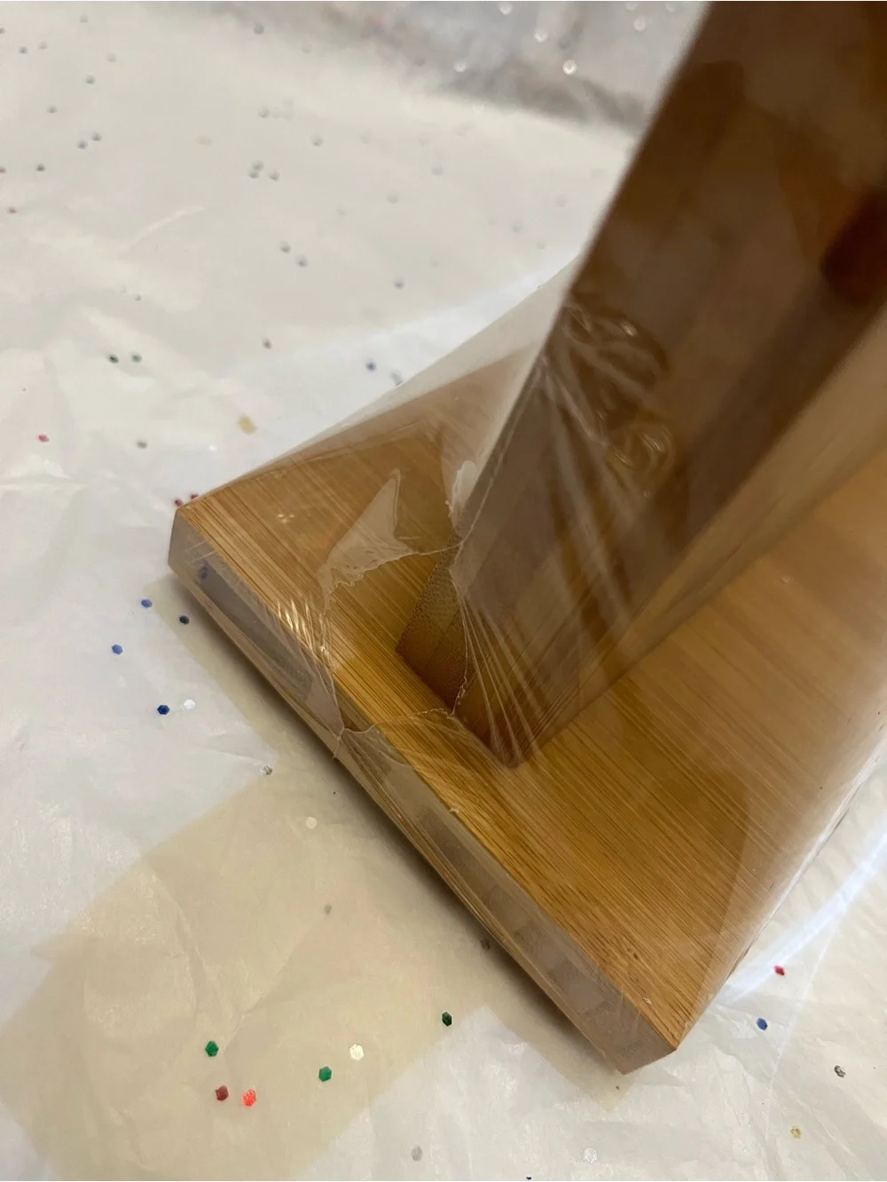 Bamboo Magnetic Knife Block